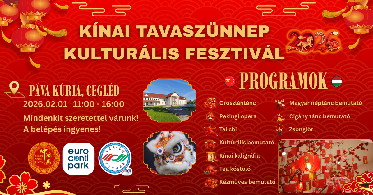 KÍNAI TAVASZÜNNEP KULTURÁLIS FESZTIVÁL